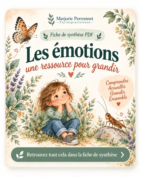 Fiche de synthèse PDF – Les émotions de l'enfant Fiche de synthèse PDF – Les émotions de l'enfant